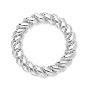 Benodigdheden van Stainless steel Roestvrij staal (RVS) dichte ring 8mm Silver