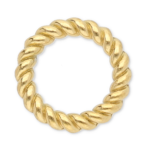 Benodigdheden van Stainless steel Roestvrij staal (RVS) dichte ring 10mm Gold