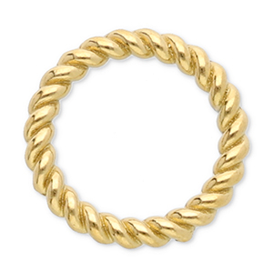 Benodigdheden van Stainless steel Roestvrij staal (RVS) dichte ring 12mm Gold