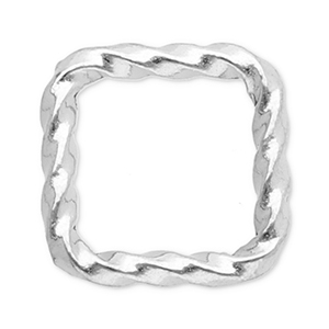 Benodigdheden van Stainless steel Roestvrij staal (RVS) tussenstuk square Silver