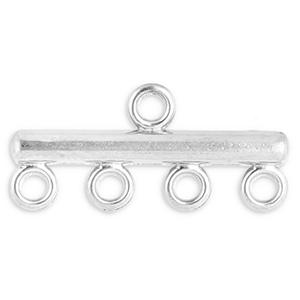 Benodigdheden van Stainless steel Roestvrij staal (RVS) hangers met 4 oogjes Silver