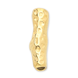 Kralen van stainless steel Roestvrij staal (RVS) tube Gold