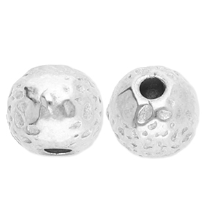 Kralen van stainless steel Roestvrij staal (RVS) Silver