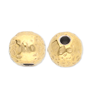 Kralen van stainless steel Roestvrij staal (RVS) Gold