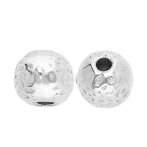 Kralen van stainless steel Roestvrij staal (RVS) Silver