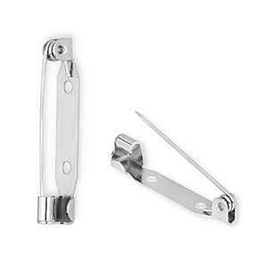 Benodigdheden van Stainless steel Roestvrij staal (RVS) brochespeld Silver