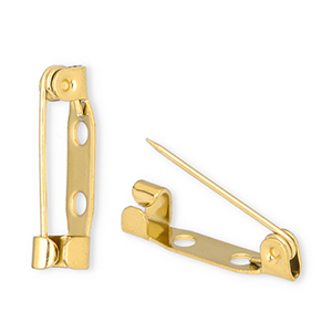 Benodigdheden van Stainless steel Roestvrij staal (RVS) brochespeld Gold