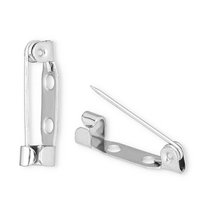 Benodigdheden van Stainless steel Roestvrij staal (RVS) brochespeld Silver