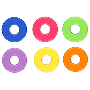 Acryl letterkralen letter O Multicolour