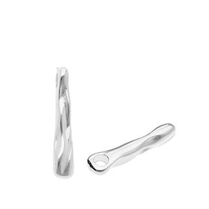 Metaal bedels DQ&reg; bar Antiek zilver (nikkelvrij)