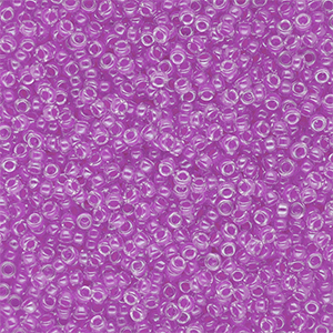 Miyuki 15/0 rocailles Violet Lined Crystal 15-0222