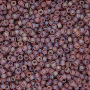 Miyuki 11/0 rocailles Transparant Matte Smoky Amethyst 11-142FR