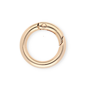 Onderdelen voor sleutelhanger ring Light rose gold