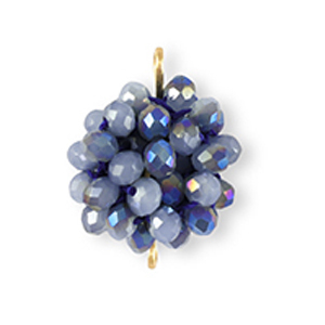 Hangers van facet tussenstuk 16mm Seaport blue