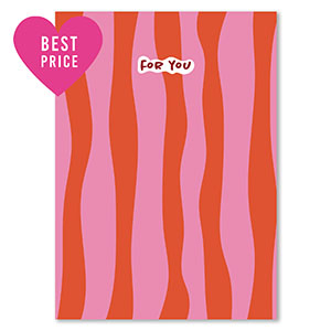 BY31&reg; Kaartjes voor sieraden "For you" Red-pink-white