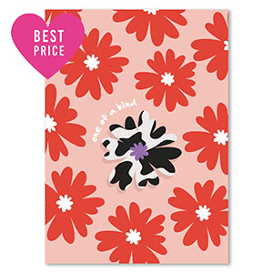 BY31&reg; Kaartjes voor sieraden "One of a kind" Red-orange-black-white