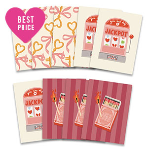 BY31&reg; Kaartjes voor sieraden assorted valentine Multicolour