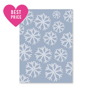 Kaartjes voor sieraden snow Blue-light blue