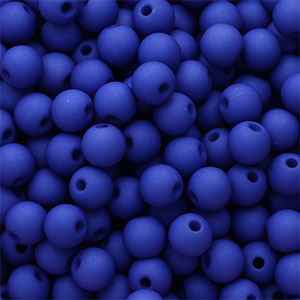 6 mm kralen van acryl Royal blue