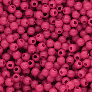 6 mm kralen van DQ acryl shiny Rose violet 17-2624 TCX