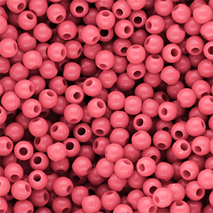 6 mm kralen van DQ acryl shiny Pink lemonade 16-1735 TCX