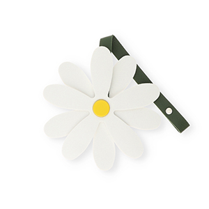Statement hangers flower White-yellow-dark green