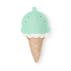 Statement hangers ice lolly Sandstone brown-mint green-white