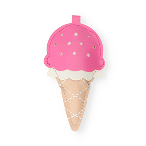 Statement hangers ice lolly Sandstone brown-pink-white