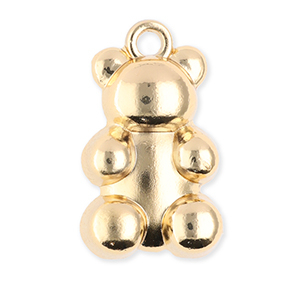 Metaal bedels bear Gold