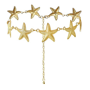 Heupkettingen starfish Gold