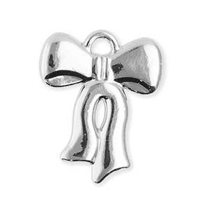 Metaal bedels bow Silver
