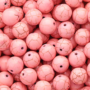 Keramiek kraal 12mm Pink