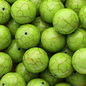 Keramiek kraal 20mm Green