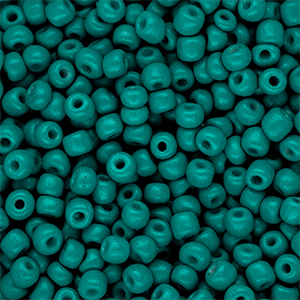 Rocailles 6/0 (4mm) Teal green