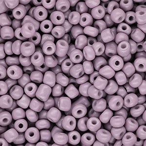 Rocailles 6/0 (4mm) Dusty mauve purple