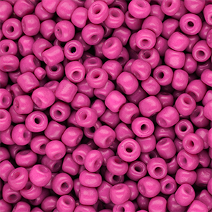 Rocailles 6/0 (4mm) Hot pink