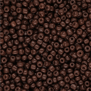 Rocailles 8/0 (3mm) Dark brown