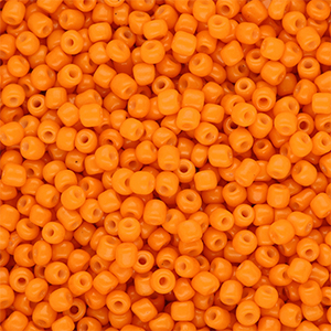 Rocailles 8/0 (3mm) Orange
