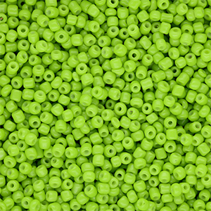 Rocailles 12/0 (2mm) Lime green