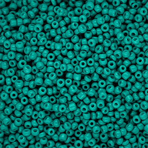 Rocailles 12/0 (2mm) Teal green