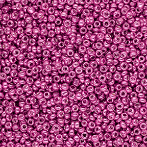 Rocailles 12/0 (2mm) Metallic shine fuchsia pink