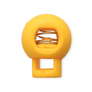 Gekleurde onderdelen koordstopper ball Tropical orange