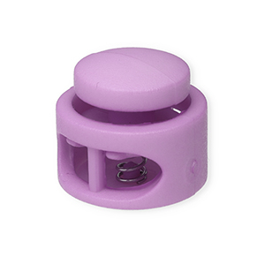 Gekleurde onderdelen koordstopper round Lilac