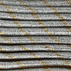 Musthave paracord 6mm Silver-gold