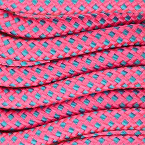 Musthave paracord 8mm Neon pink-blue