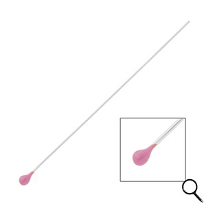 BY31&reg; Benodigdheden van Stainless steel Roestvrij staal (RVS) nietstiften with ball 70mm Silver-lavender purple