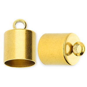 Benodigdheden van Stainless steel Roestvrij staal (RVS) eindkap &Oslash;10mm met oog Gold