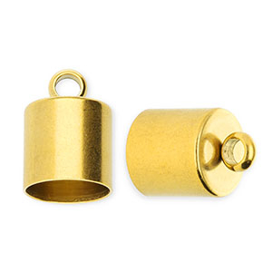 Benodigdheden van Stainless steel Roestvrij staal (RVS) eindkap &Oslash;8mm met oog Gold