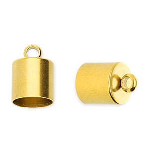 Benodigdheden van Stainless steel Roestvrij staal (RVS) eindkap &Oslash;6mm met oog Gold