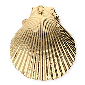 Schelp hanger special scallop Gold